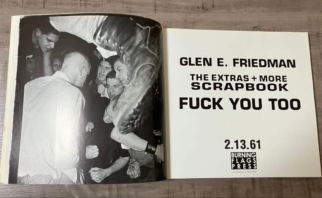 洋書 FUCK YOU TOO GLEN E. FRIEDMAN