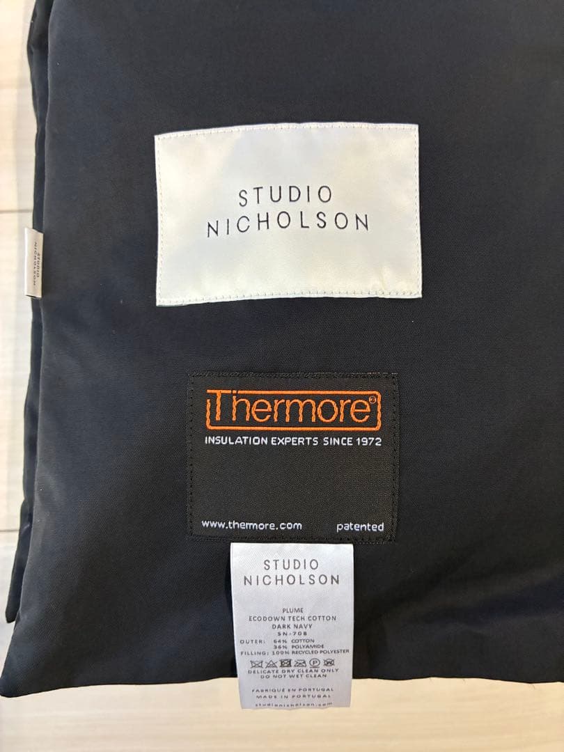 【美品】STUDIO NICHOLSON スタジオニコルソン パデッドスカーフ