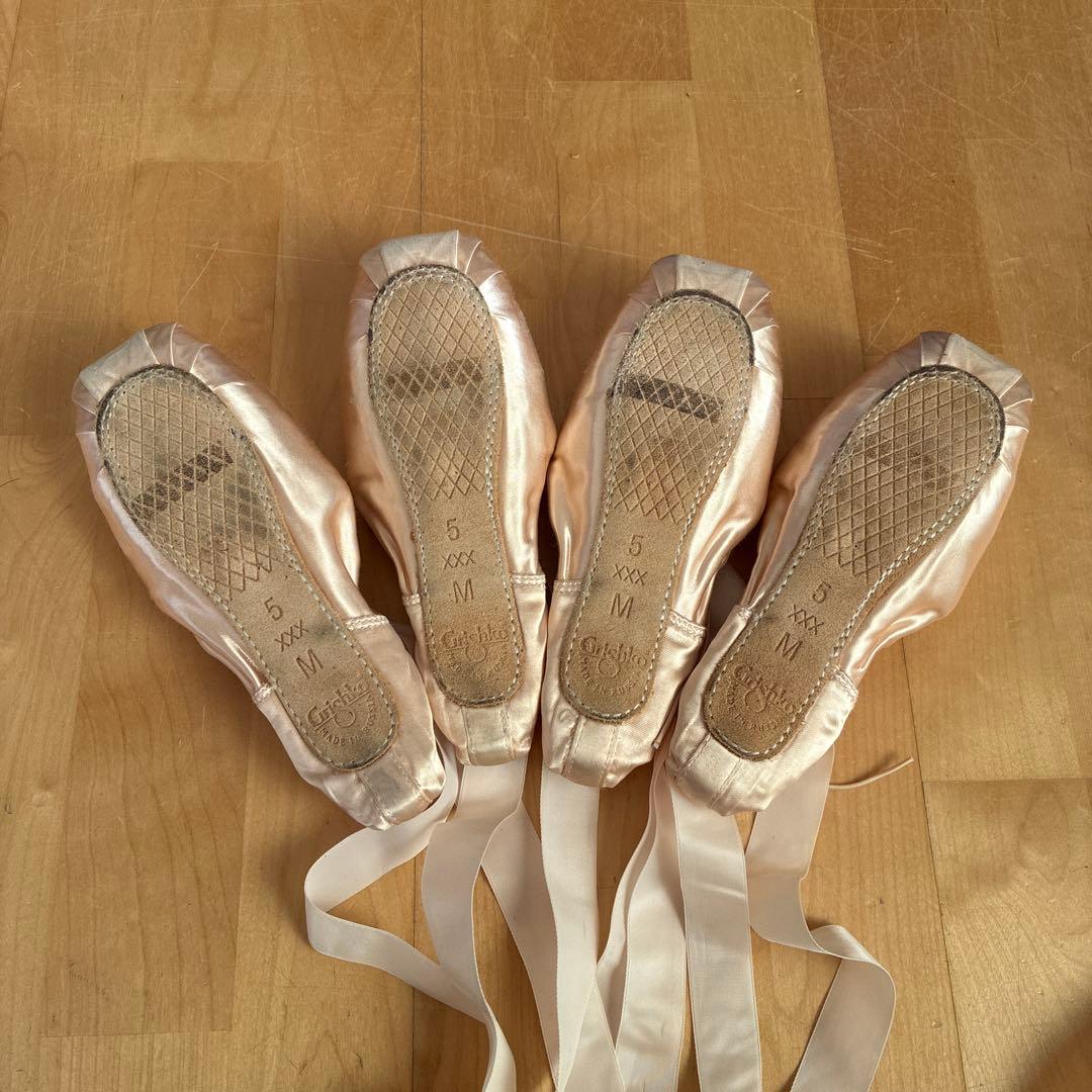 トゥシューズ ピンク 5 XXM