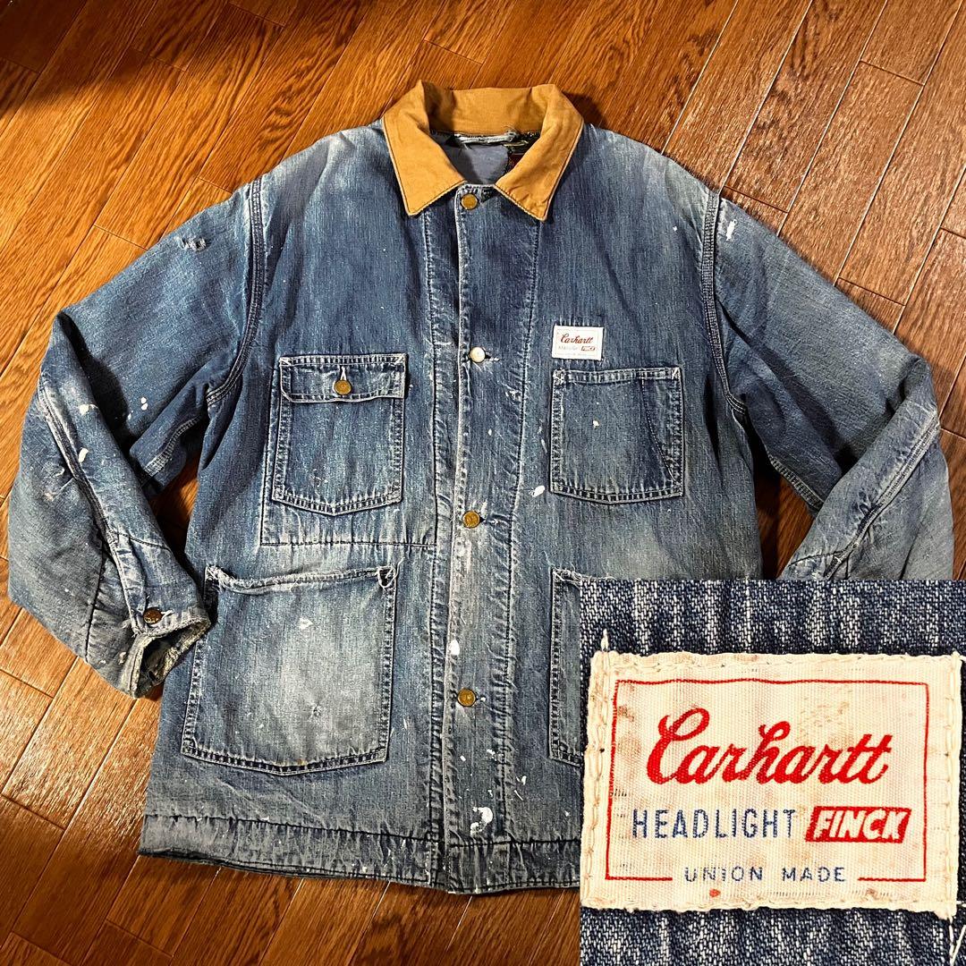 【幻級】60s カーハート トリプルネーム カバーオール メンズL相当