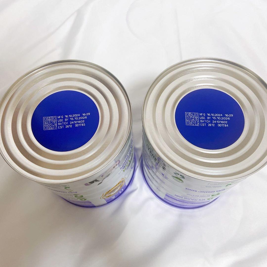 bubs organic グラスフェッド粉ミルク 0-6ヶ月用