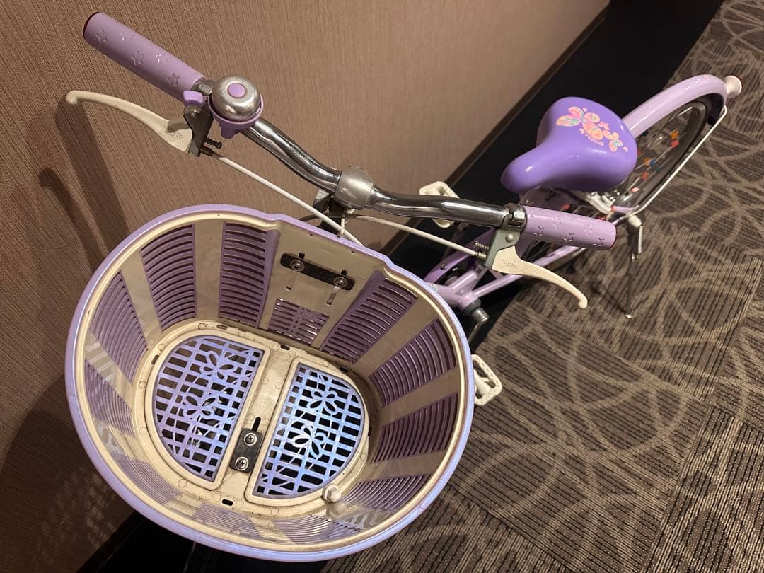 ブリジストン エコパル 薄紫 自転車 20インチ 女の子 直接の引き取り限定！！