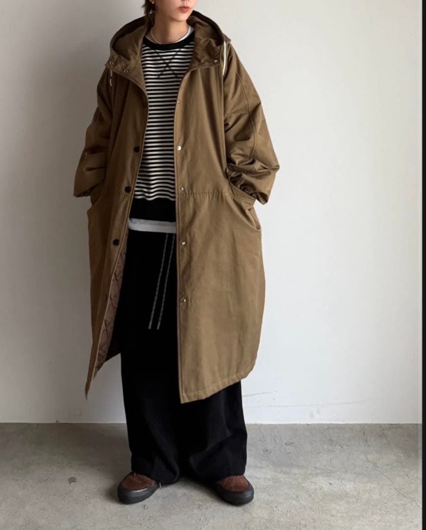 ARULLE 【新品タグ付】　インナーコットンカジュアルコート　ブラウン