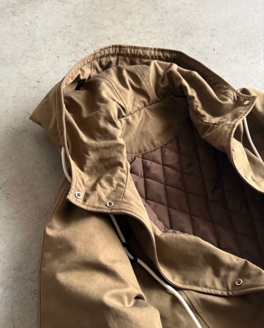 ARULLE 【新品タグ付】　インナーコットンカジュアルコート　ブラウン