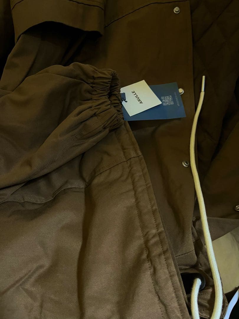 ARULLE 【新品タグ付】　インナーコットンカジュアルコート　ブラウン