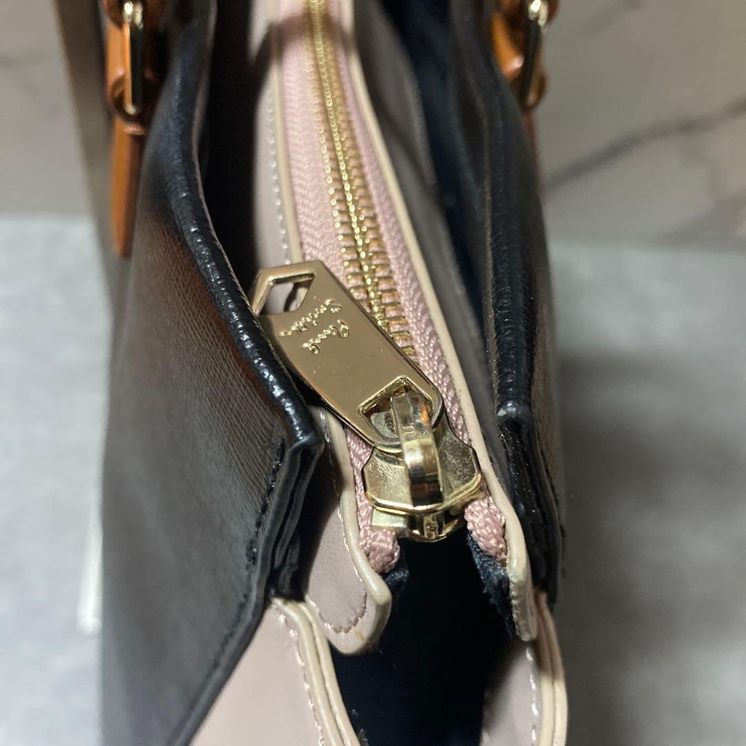 ポールスミス★カラーブロック　レザートートバッグ美品肩掛け可★バイカラー