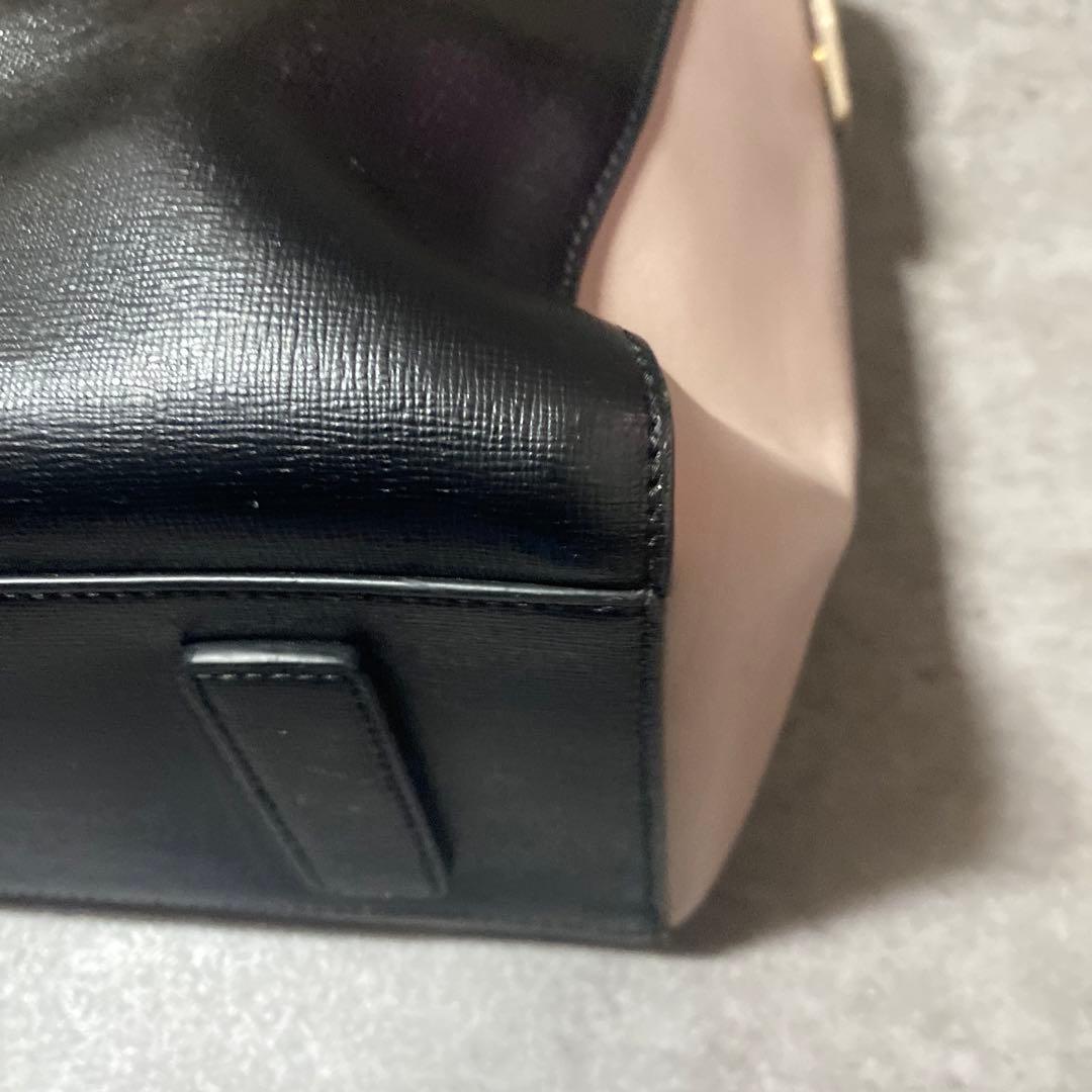 ポールスミス★カラーブロック　レザートートバッグ美品肩掛け可★バイカラー