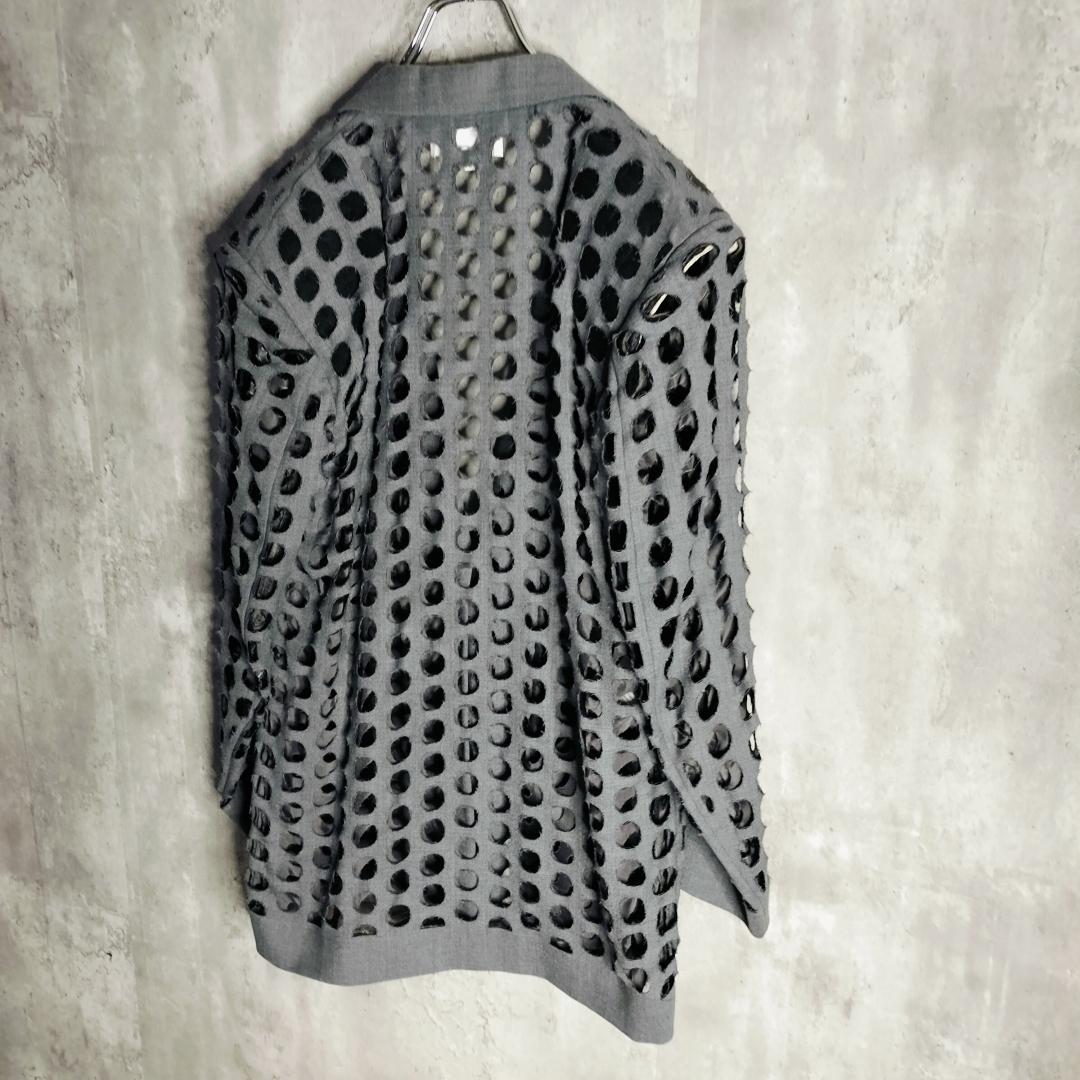 【新品タグ】メゾンマルジェラ 20SS パンチホールジャケット 36 ①ライン