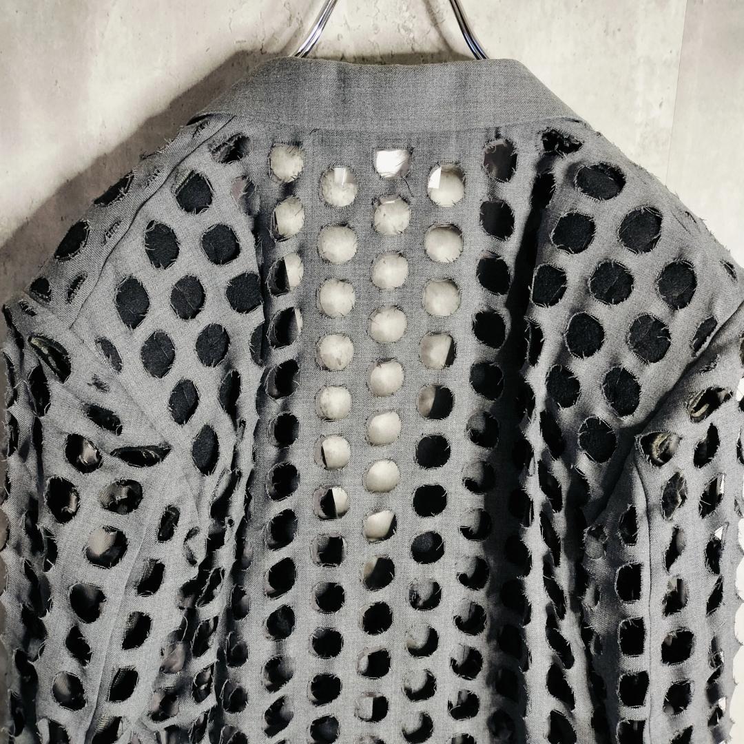 【新品タグ】メゾンマルジェラ 20SS パンチホールジャケット 36 ①ライン