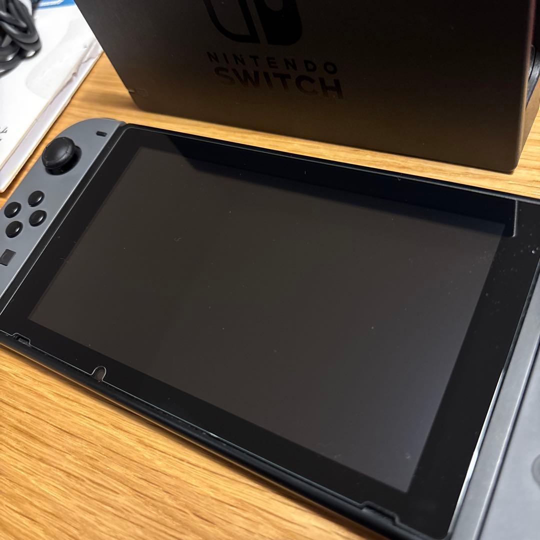 Nintendo Switch グレー本体セット 箱説明書 付属品
