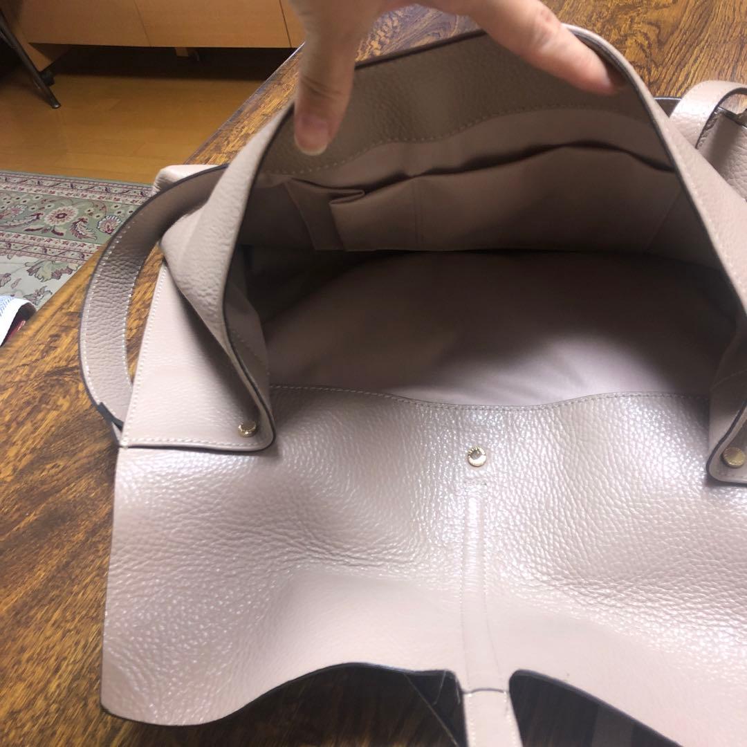 レザー ビジネスバッグ ベージュ