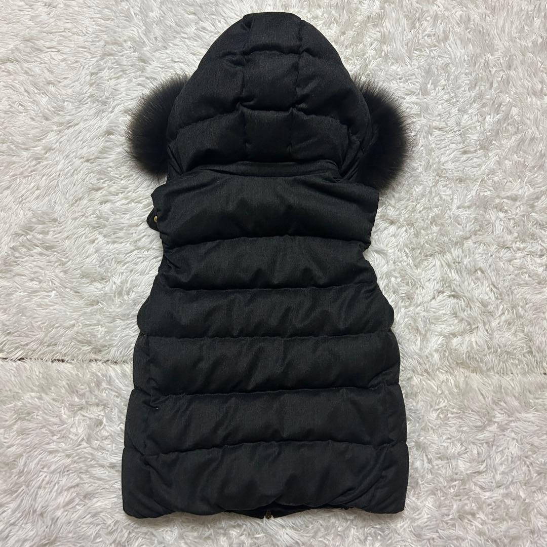 【美品】タトラス ダウンベスト リアルファー フード 取外可 3way ルセラ