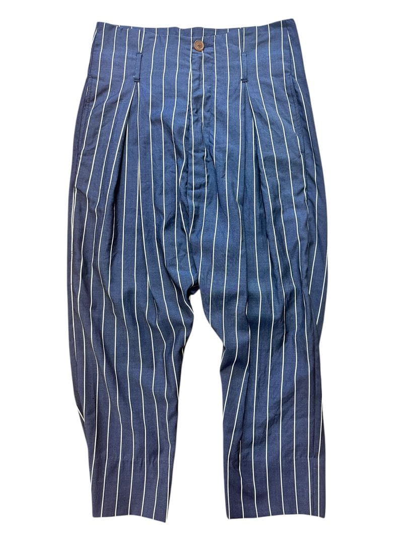 希少！極美品！ヴィヴィアンウエストウッドマン ストライプ サルエルパンツ 46