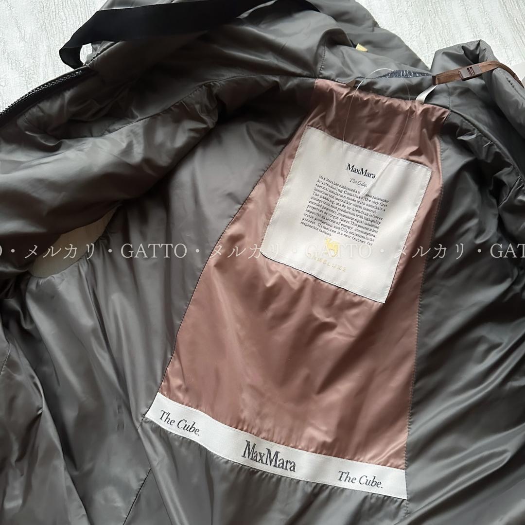 新品 MAX MARA THE CUBE クレイ テクニカルキャンバスジレ