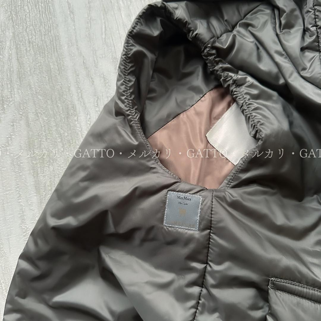 新品 MAX MARA THE CUBE クレイ テクニカルキャンバスジレ