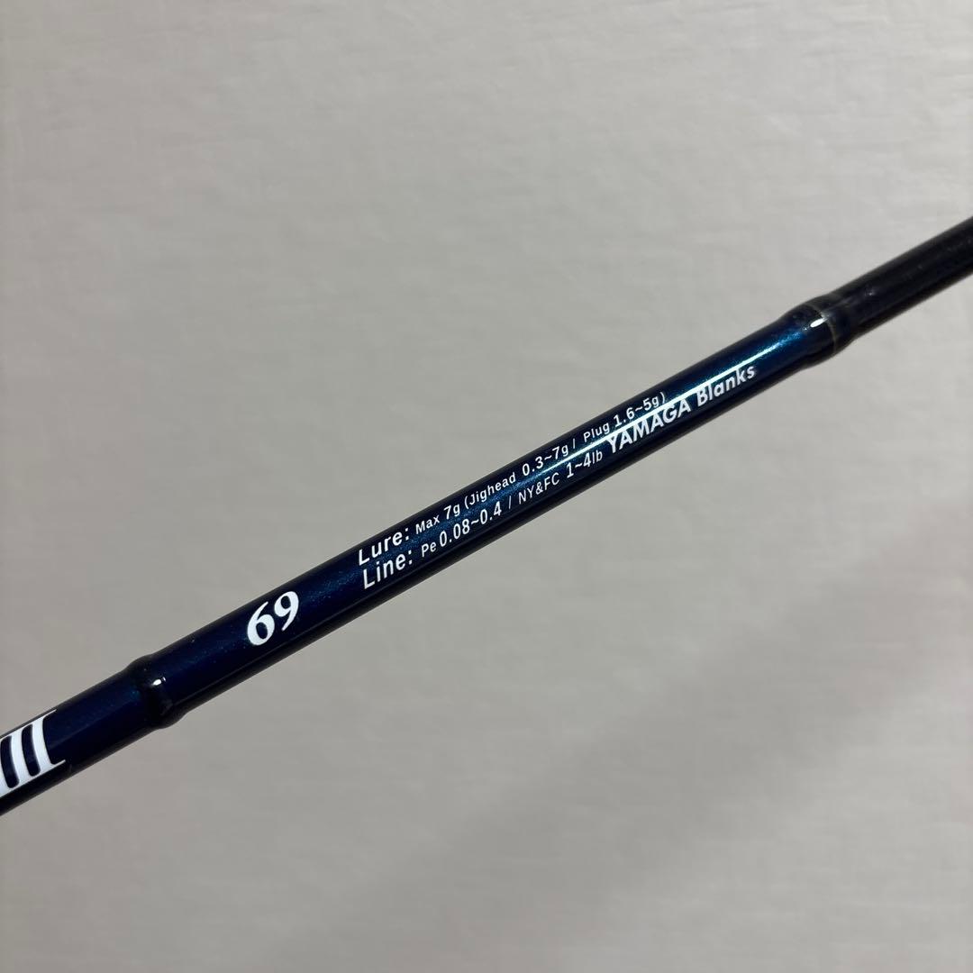 ブルーカレントIII69（ヤマガブランクス）／アジング　メバリング　スピード発送