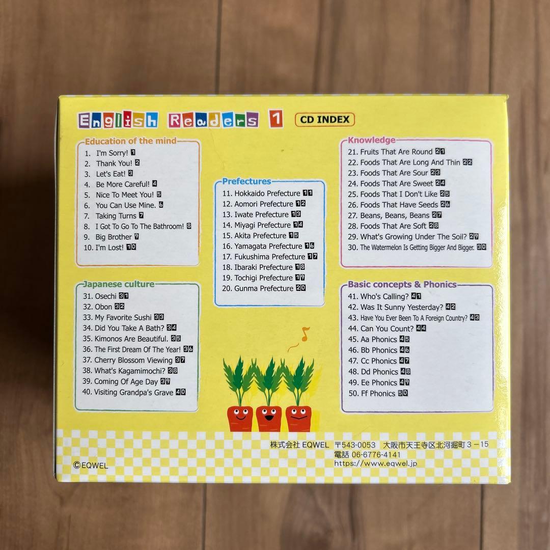 EQWEL English Readers 1 絵本セットWorksheets