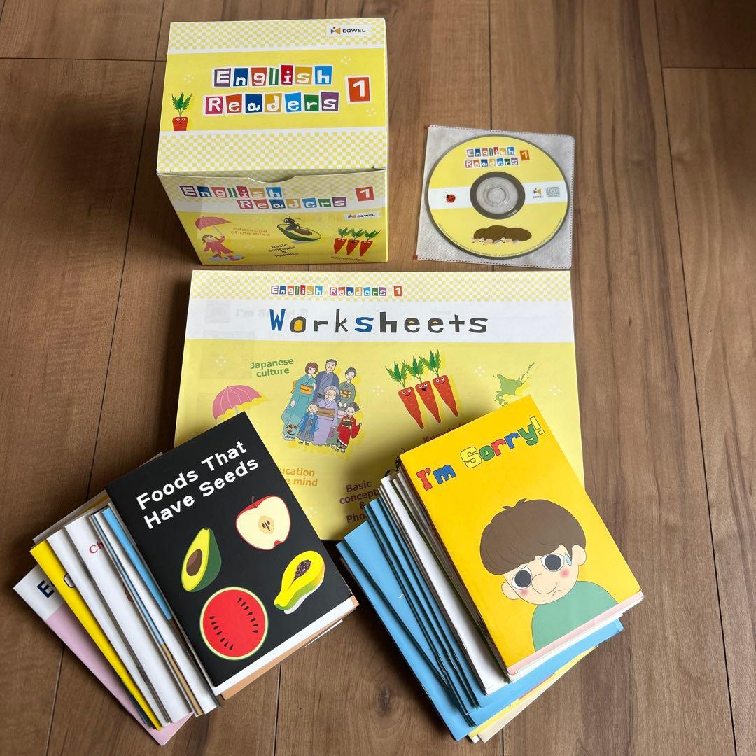 EQWEL English Readers 1 絵本セットWorksheets