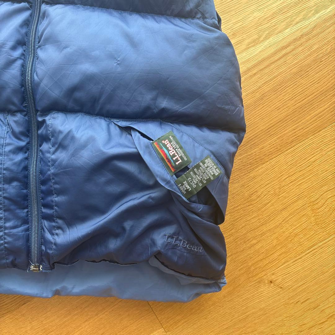 エルエルビーン　リバーシブル　ダウンベスト　ヴィンテージ　 90s 00s