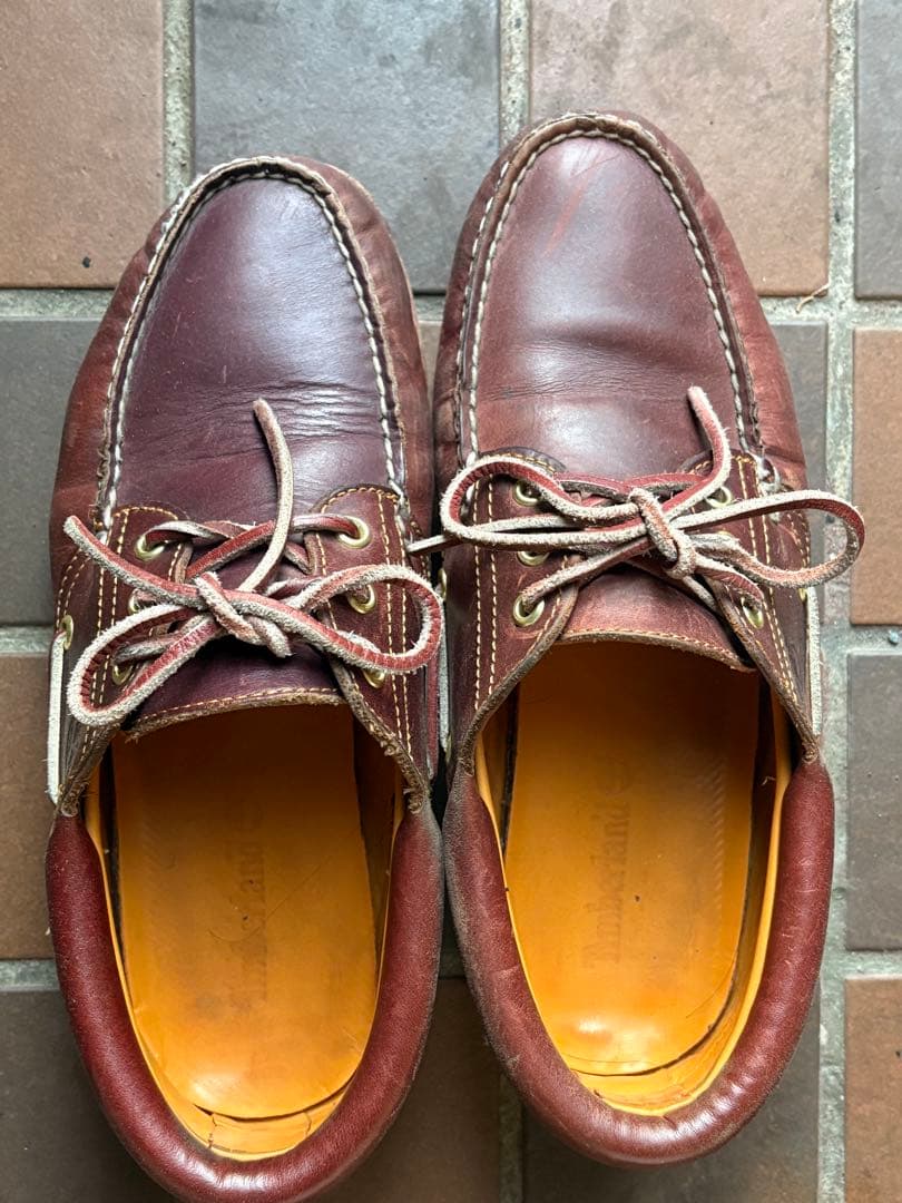 Timberland ブラウンレザー ローファー