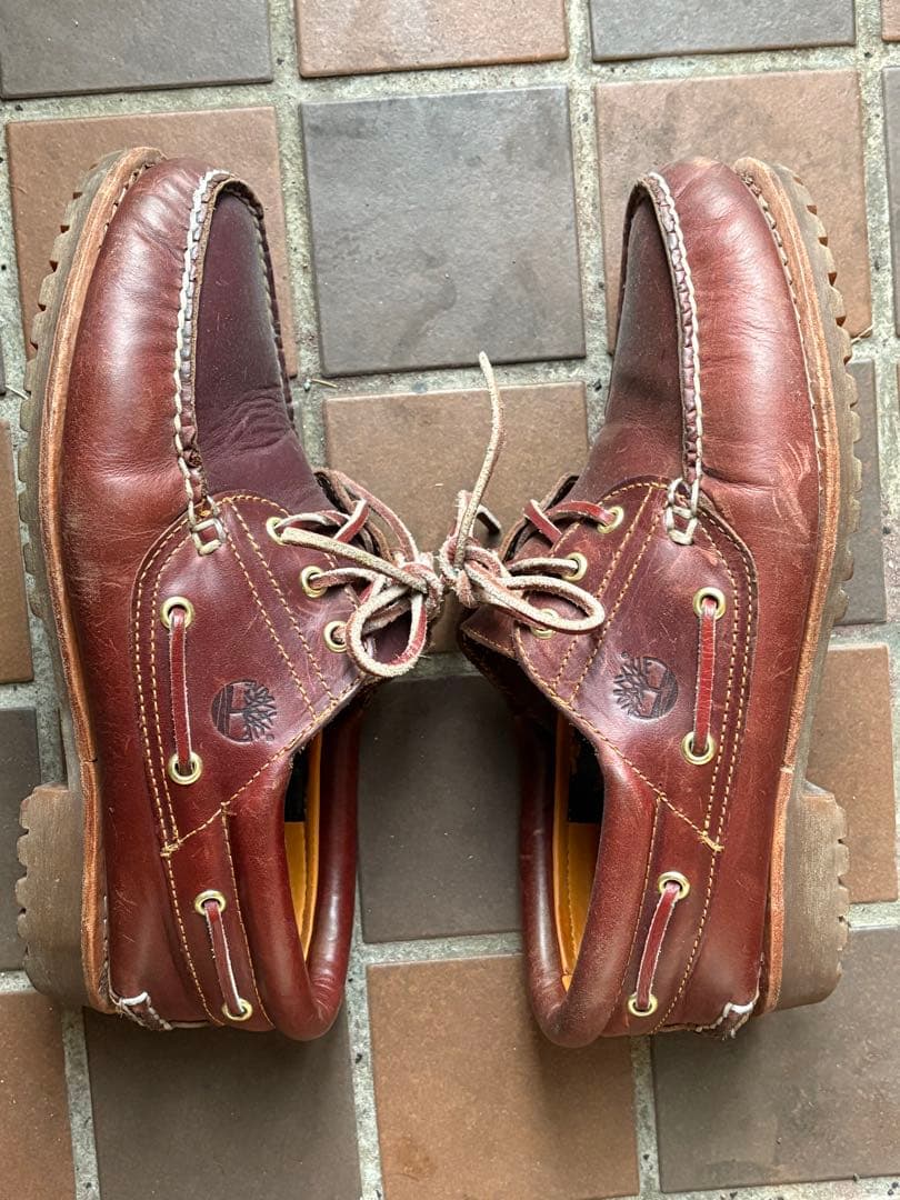 Timberland ブラウンレザー ローファー