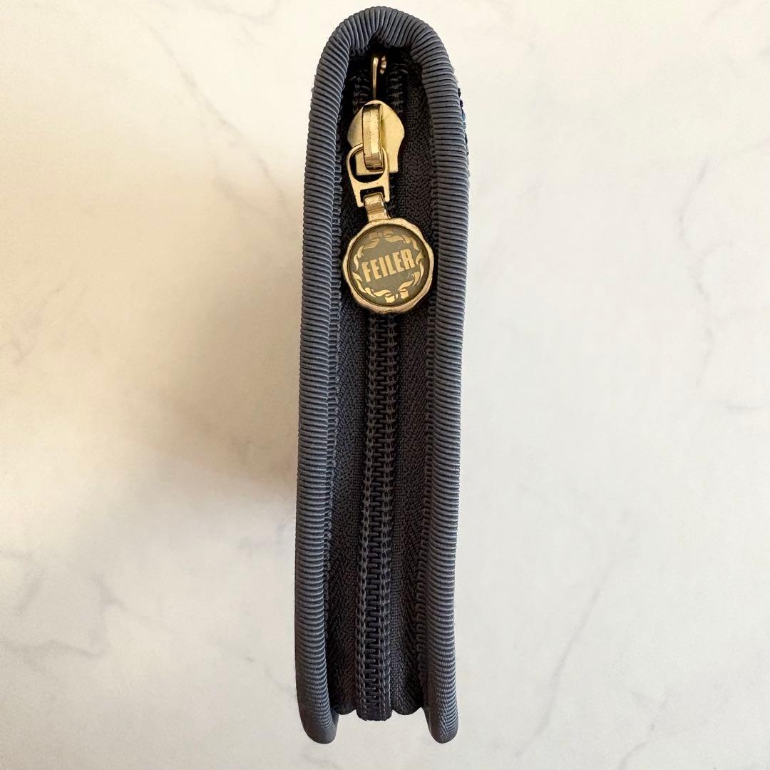 最終価格　FEILER フェイラー ハイジ グレー マルチケース 母子手帳