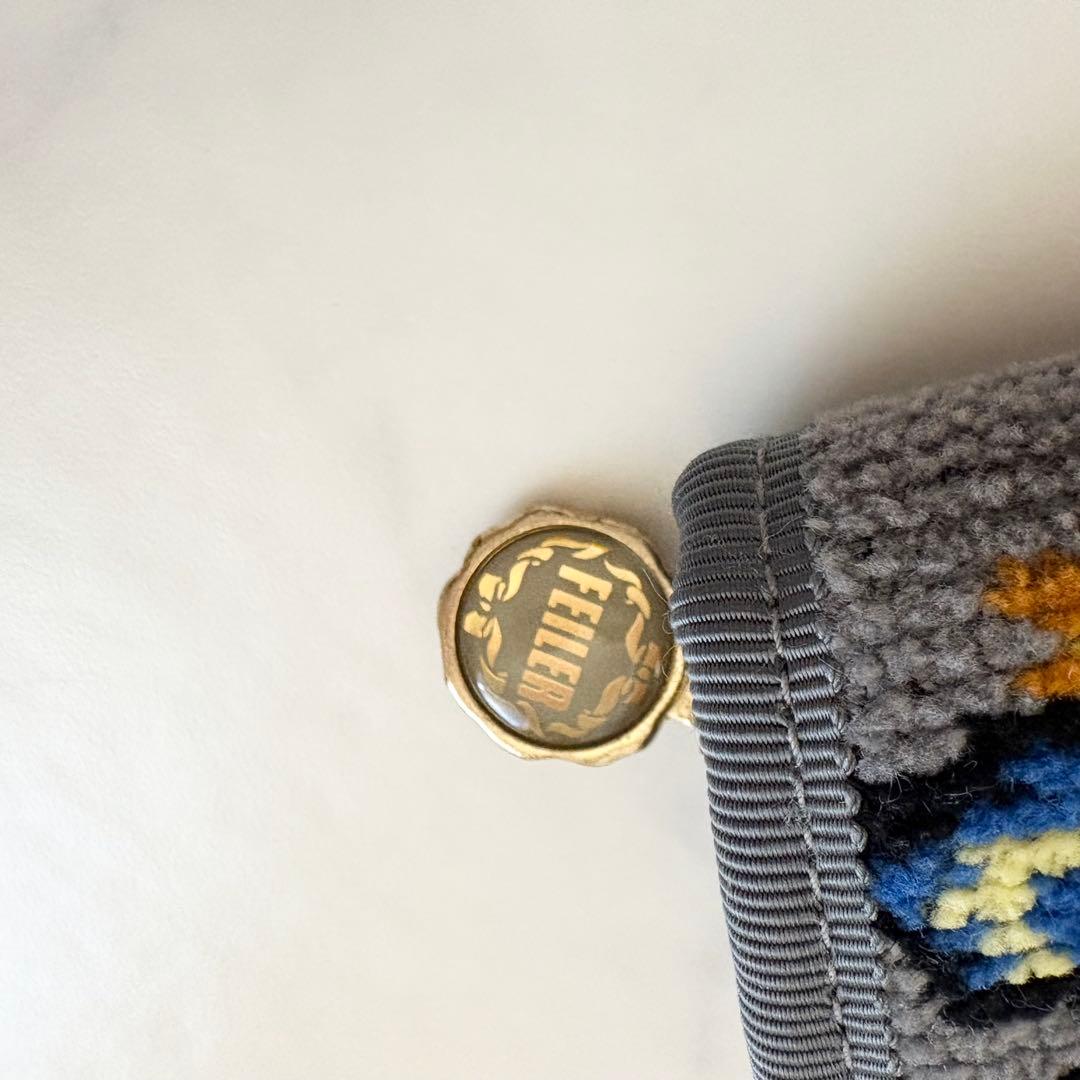 最終価格　FEILER フェイラー ハイジ グレー マルチケース 母子手帳