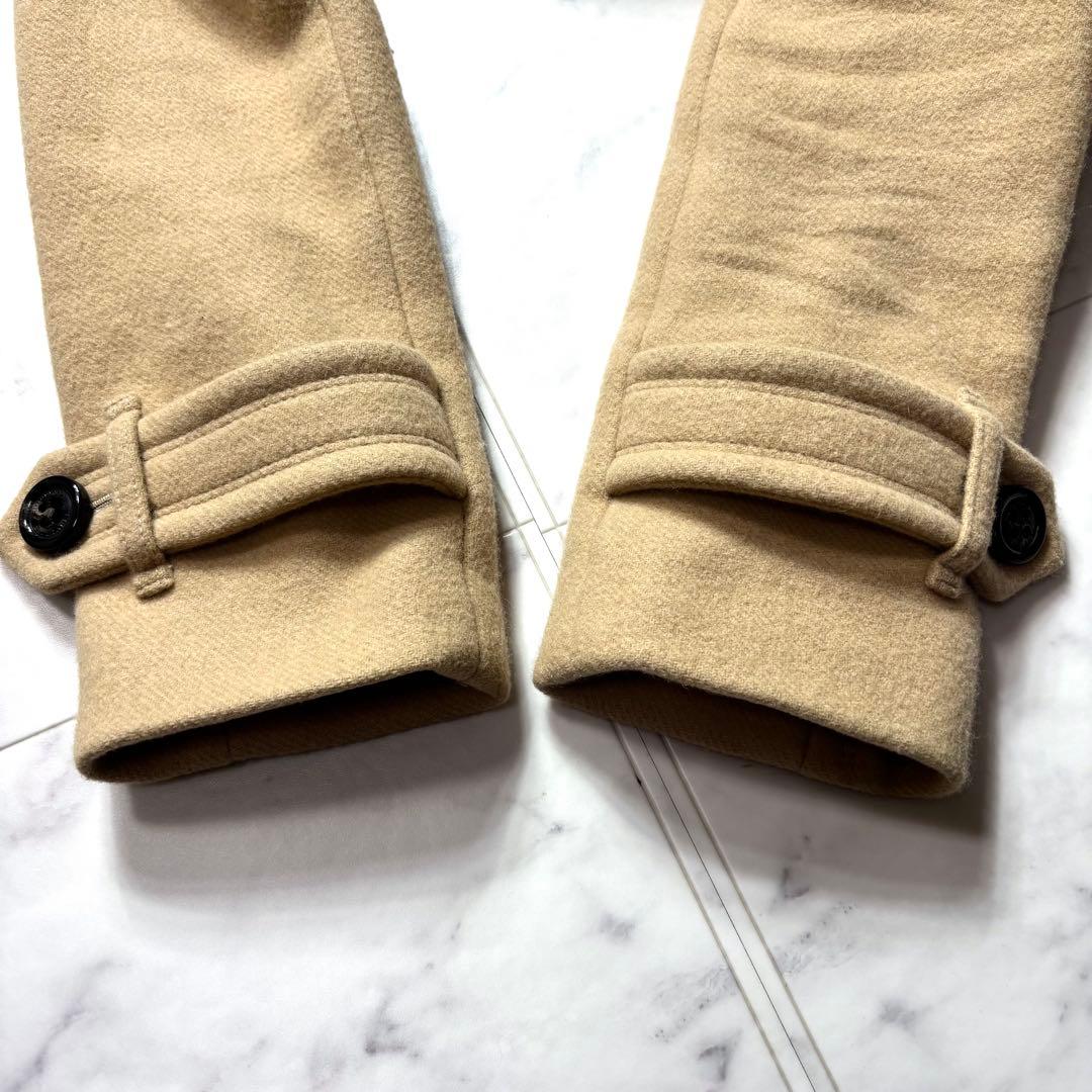 美品✨バーバリーブルーレーベル ウールコート ノバチェック アンゴラ混 38