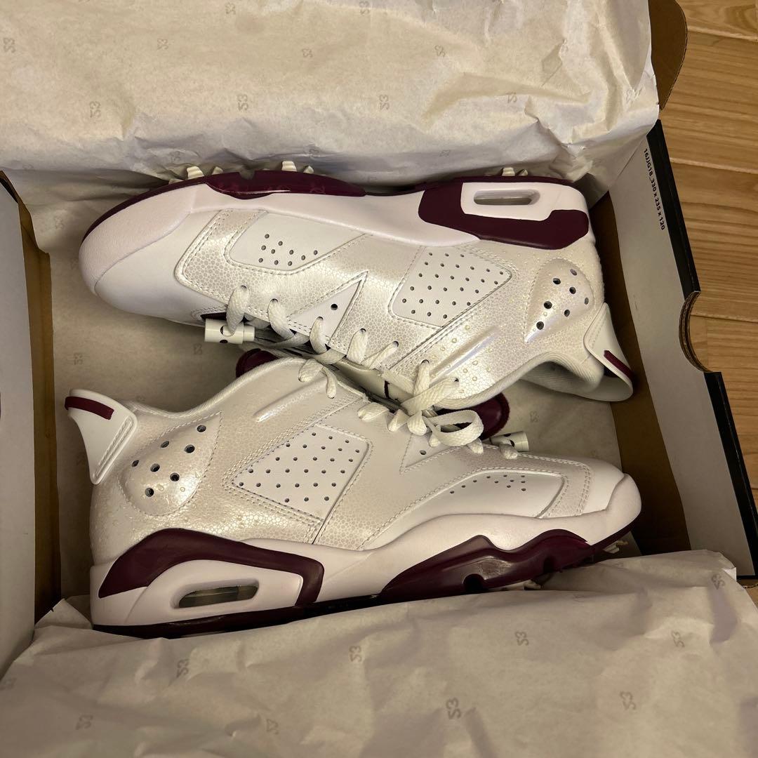Air Jordan 6 Retro ホワイト/バーガンディ