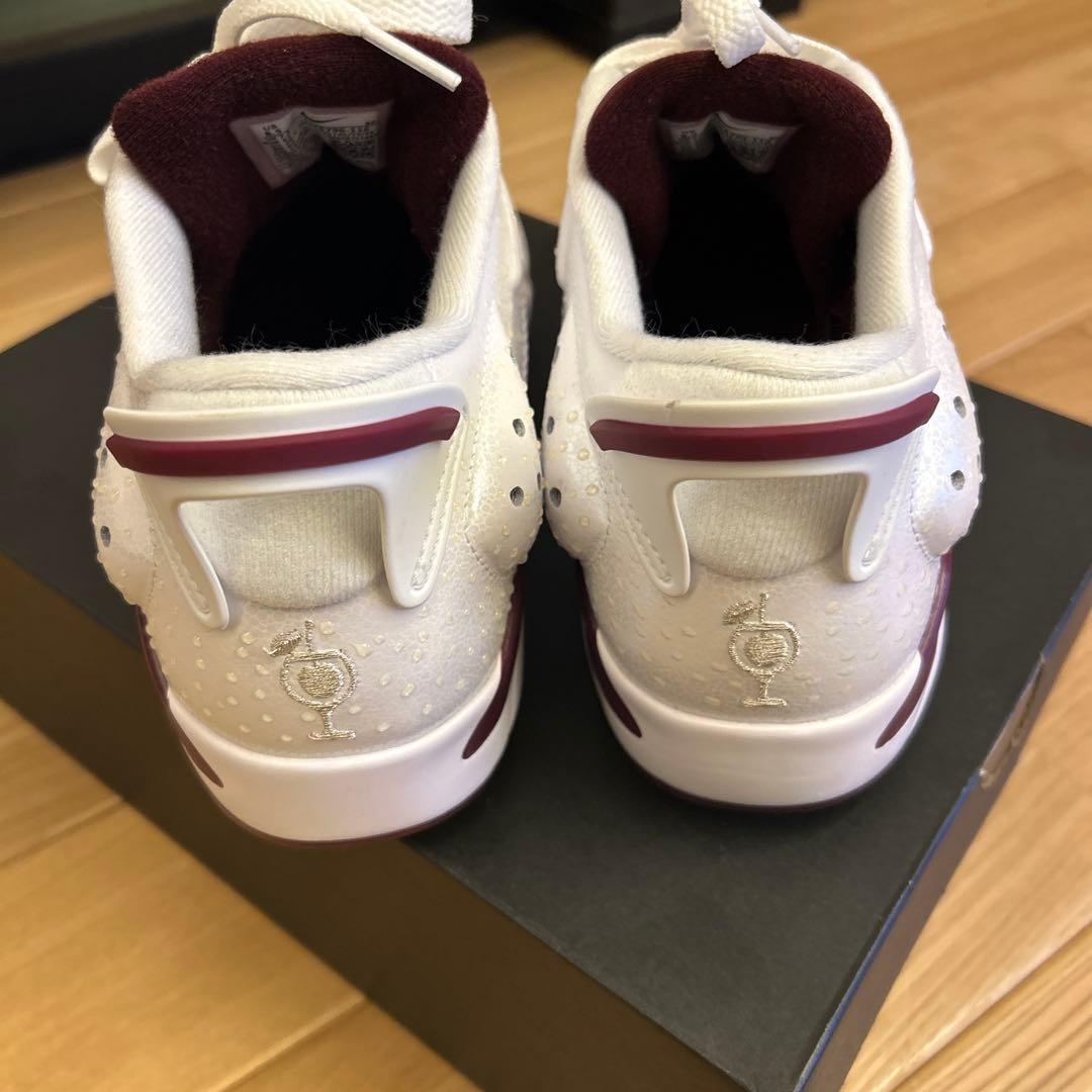 Air Jordan 6 Retro ホワイト/バーガンディ