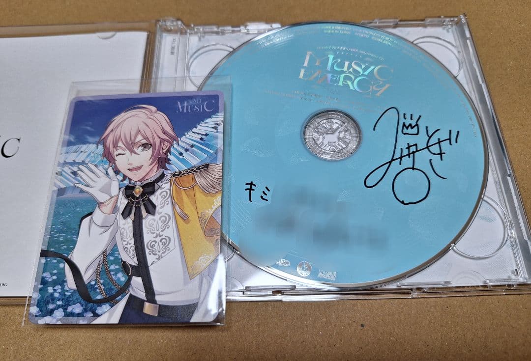 うたプリ 直筆サイン入り 15th CD MUSIC 帝ナギ メセカ付き