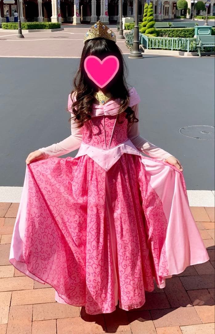 ディズニー オーロラ姫 ドレス ピンク ハロウィン