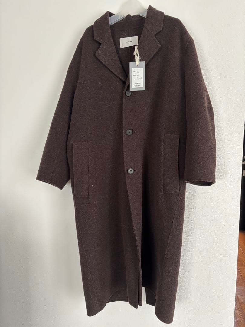 【2025年新品】todayful Wool Over Coat ブラウン 36