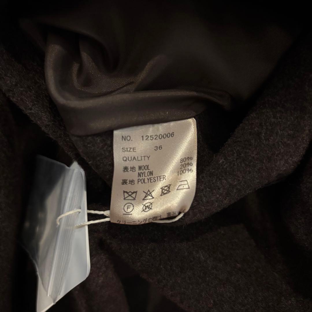 【2025年新品】todayful Wool Over Coat ブラウン 36