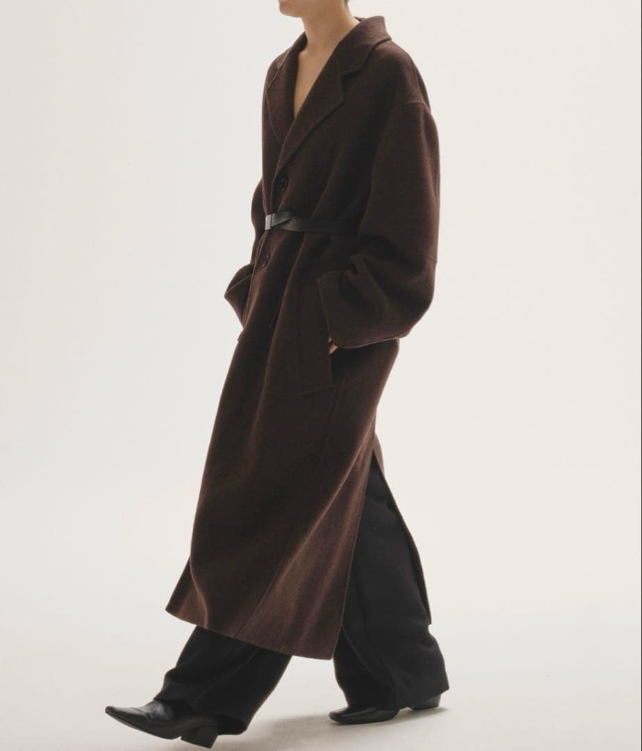 【2025年新品】todayful Wool Over Coat ブラウン 36