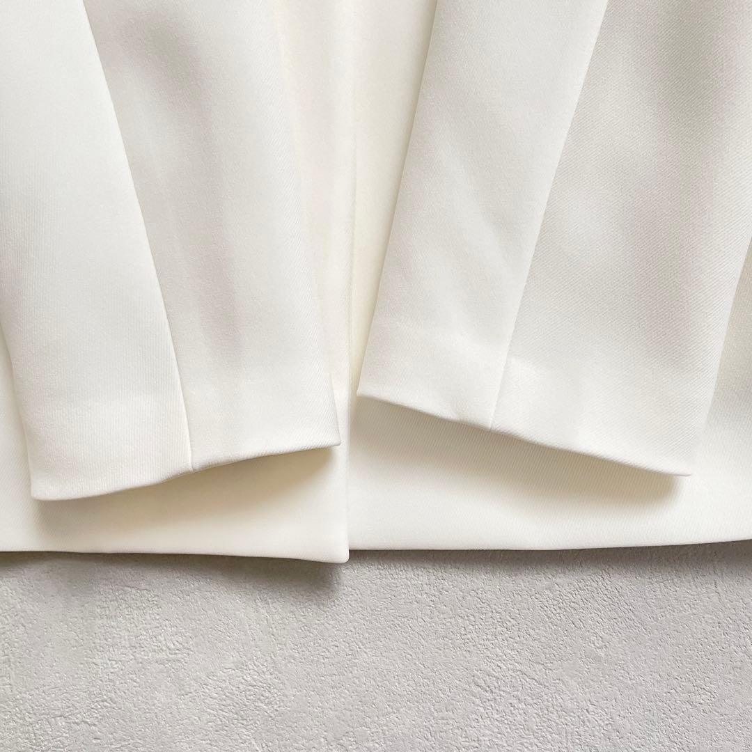 完売　ラトータリテ　【洗える】トリプルクロスペプラムジャケット