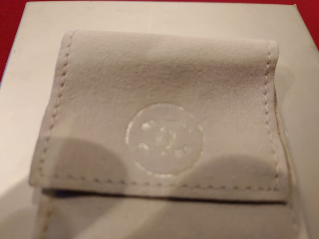 希少　シャネルスクエアピアス　シルバー