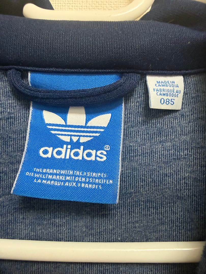 adidas トラックジャケットxs ネイビー