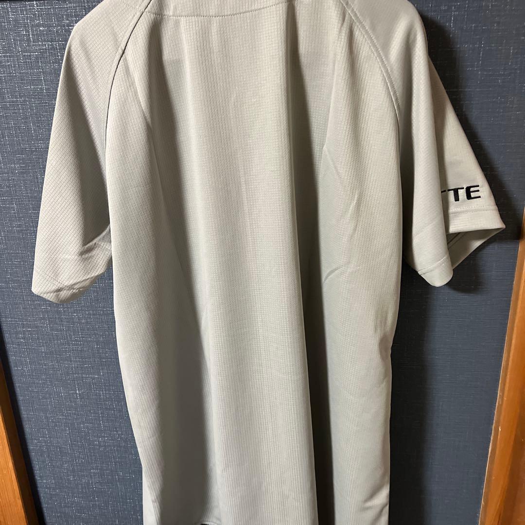 デサント　千葉ロッテマリーンズ 野球　ユニフォーム グレー　ビジター 刺繍