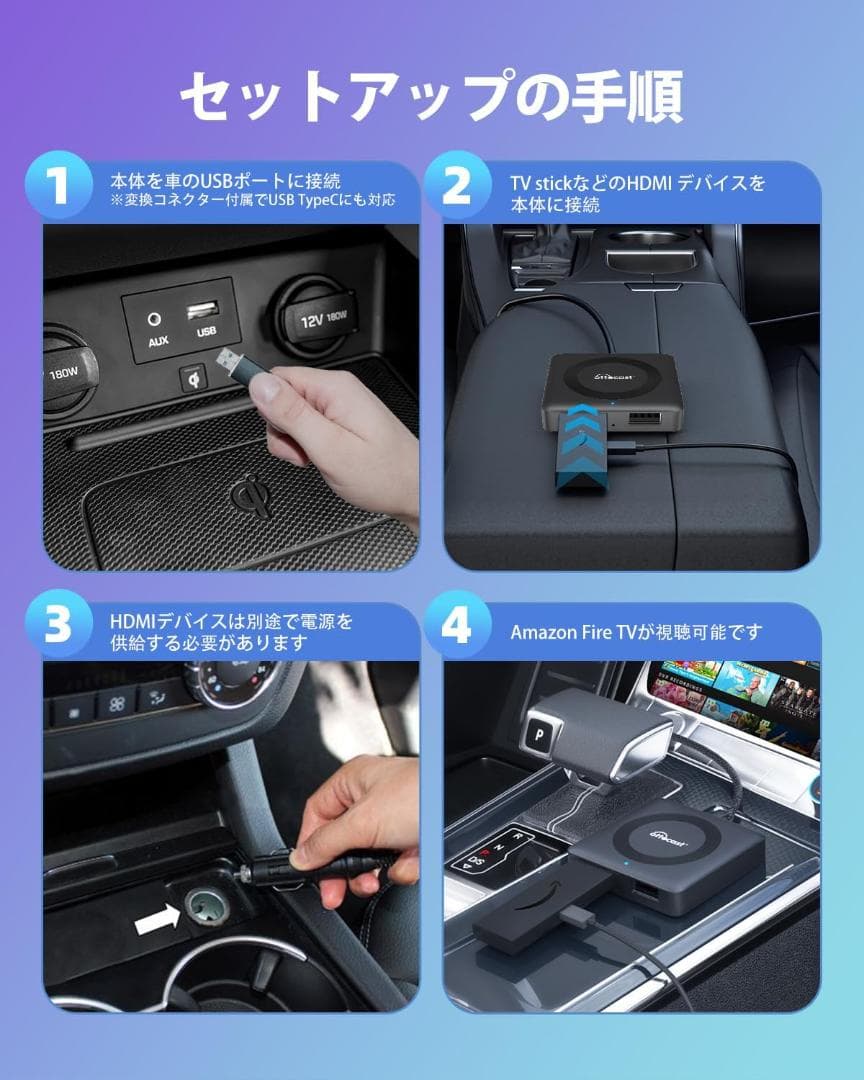 【新品】オットキャスト新型 OTTOCAST Car TV Mate Pro