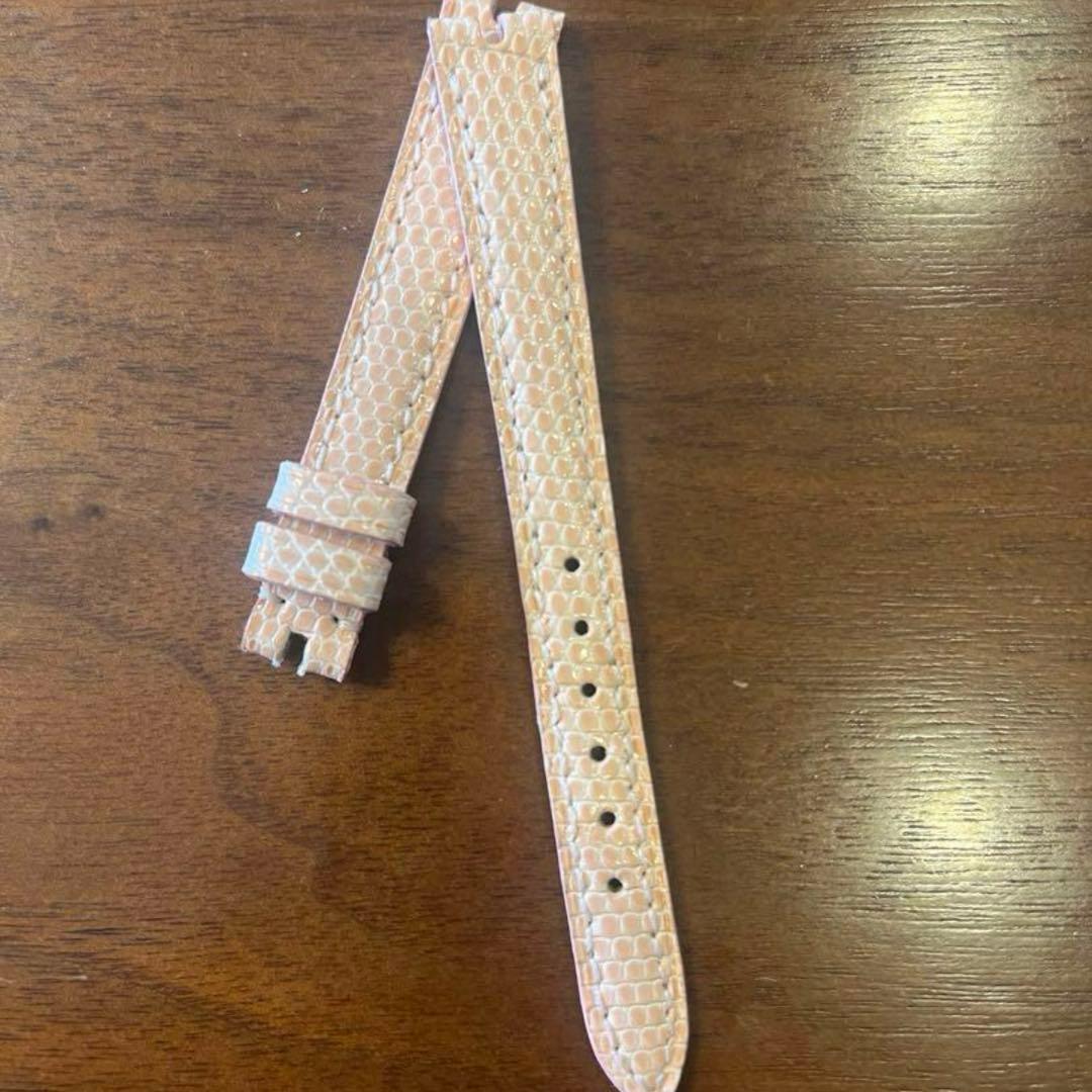 Van Cleef & Arpels ピンクレザーベルト