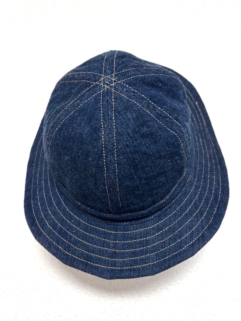 61.5cm US ARMY M-37 DENIM HAT 15ozスラブデニム