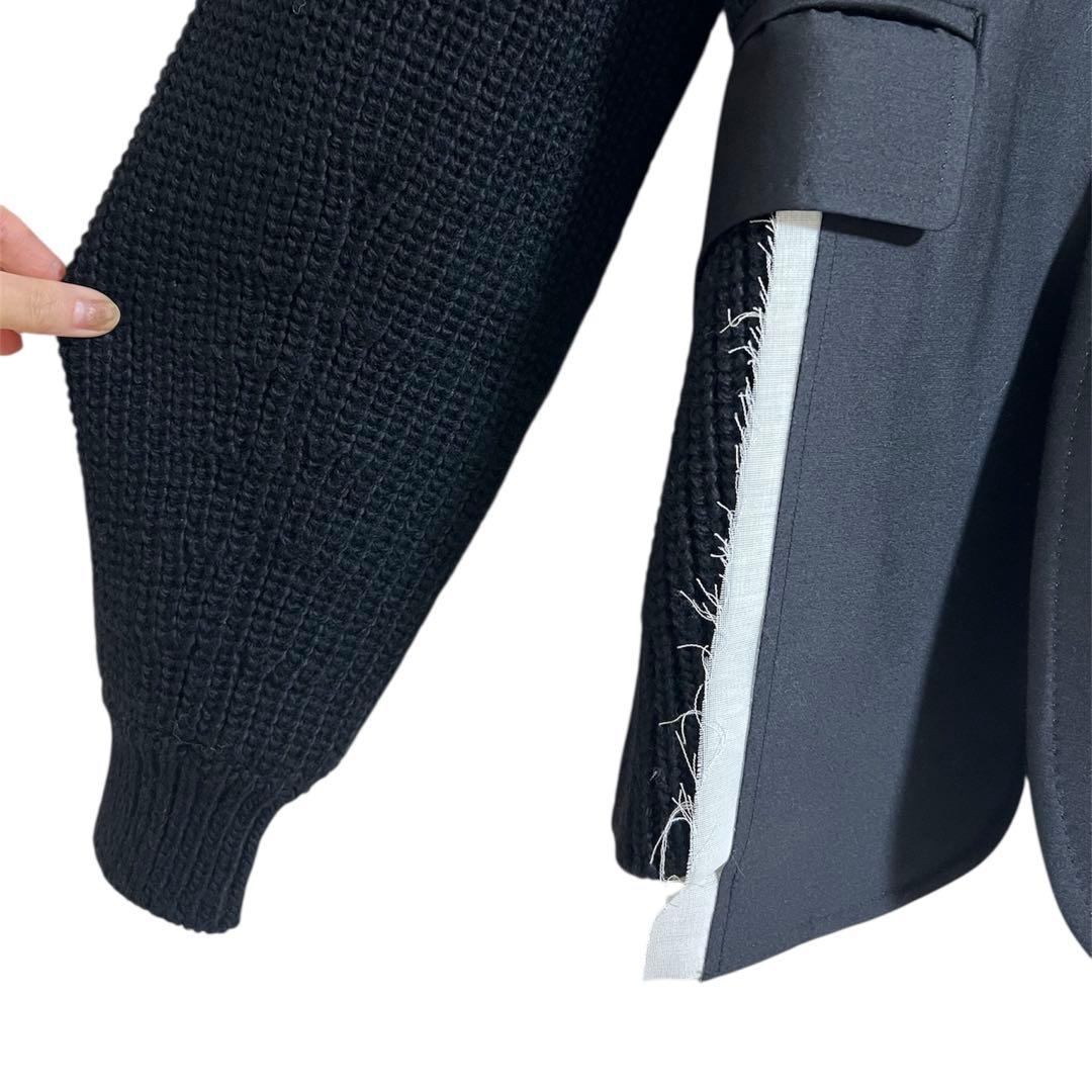 【新品】TOGA ARCHIVES ニットドッキングテーラードJK