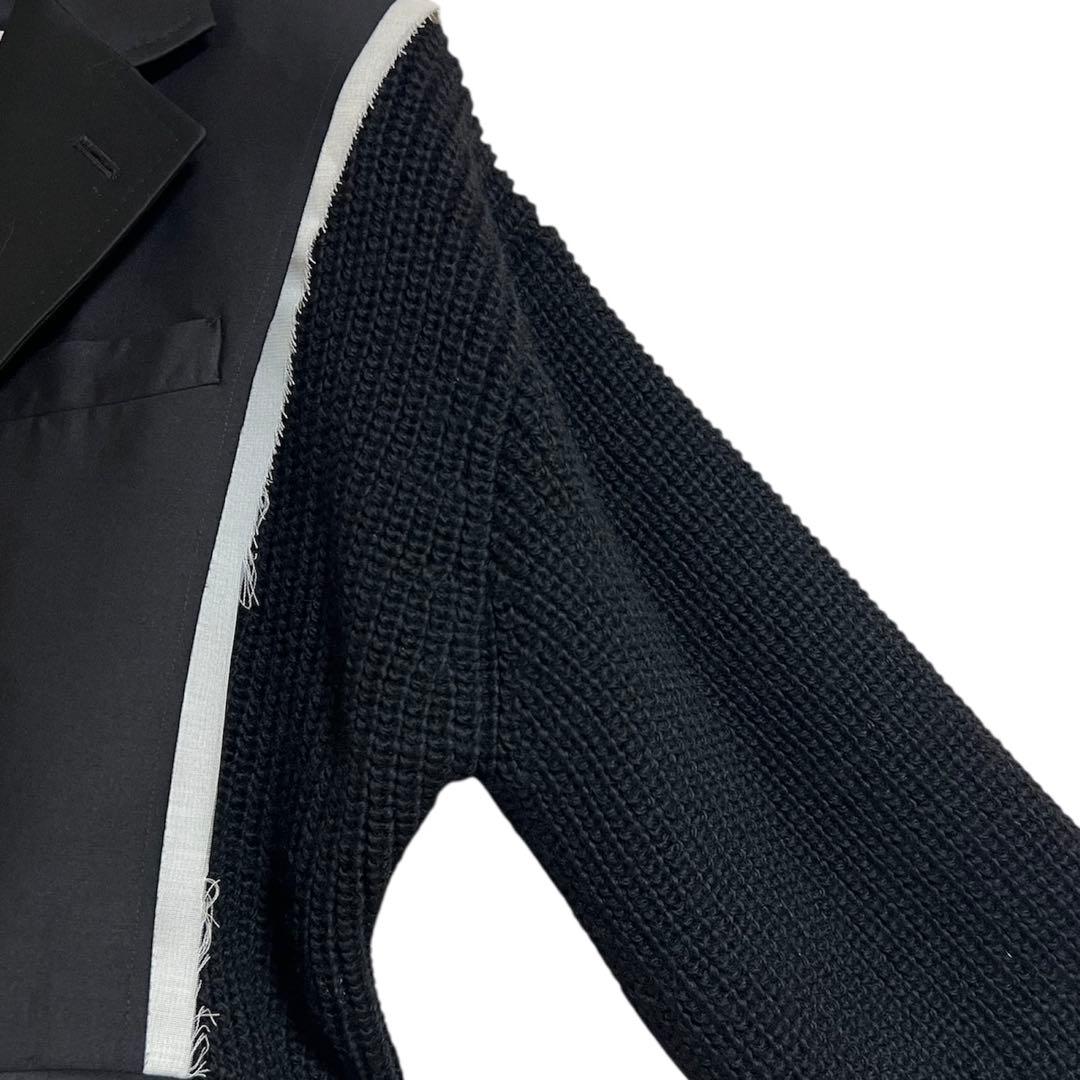 【新品】TOGA ARCHIVES ニットドッキングテーラードJK