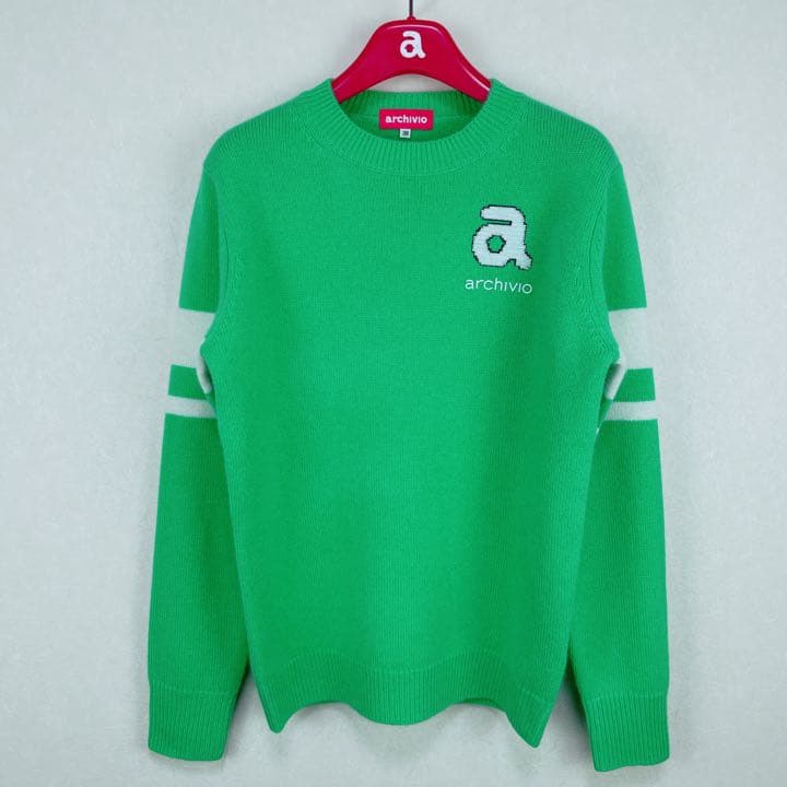 ２２FW新作【新品未使用 アルチビオ】カシミヤクルーセーター38号