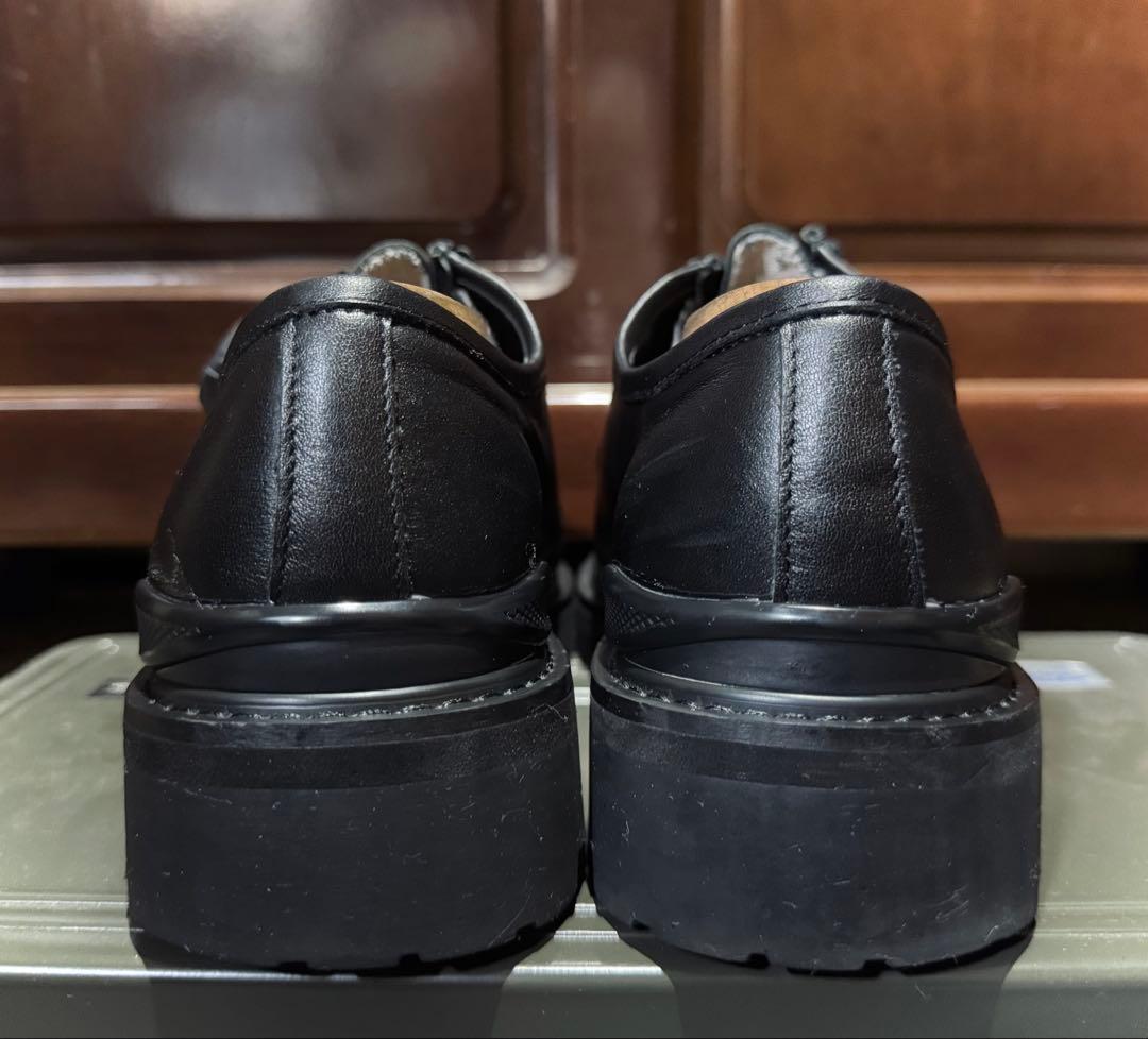 PG×StevenAlan KNOCK BLACK LEATHERシューズ