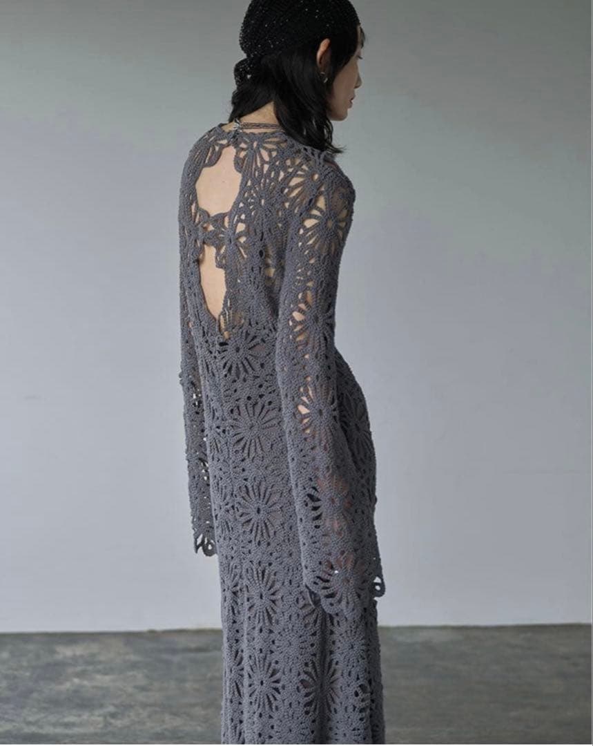 ワンピース AMERI MEDI FLOWER SAINT LACE DRESS