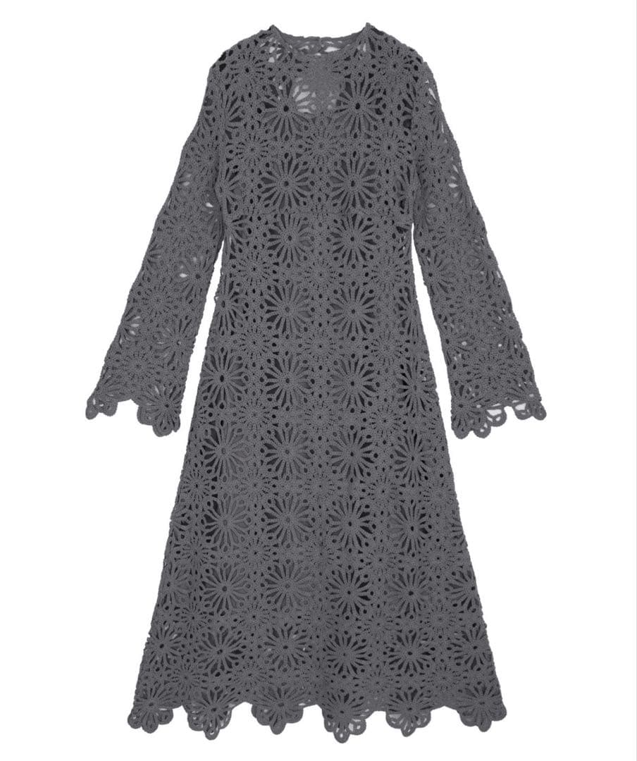 ワンピース AMERI MEDI FLOWER SAINT LACE DRESS