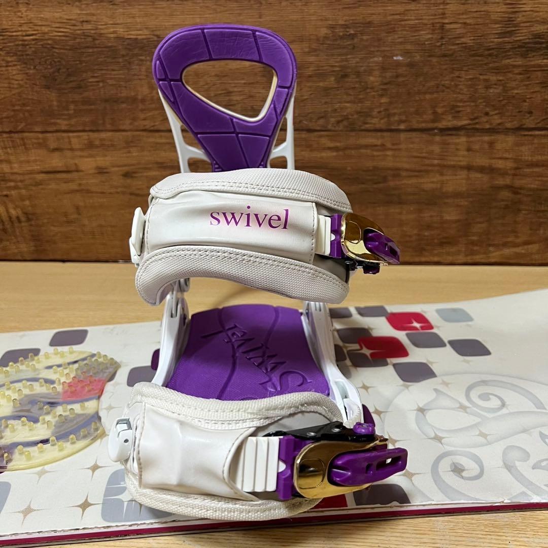 SWIVEL スウィベル 初心者オススメ　レディース スノーボード 4点セット