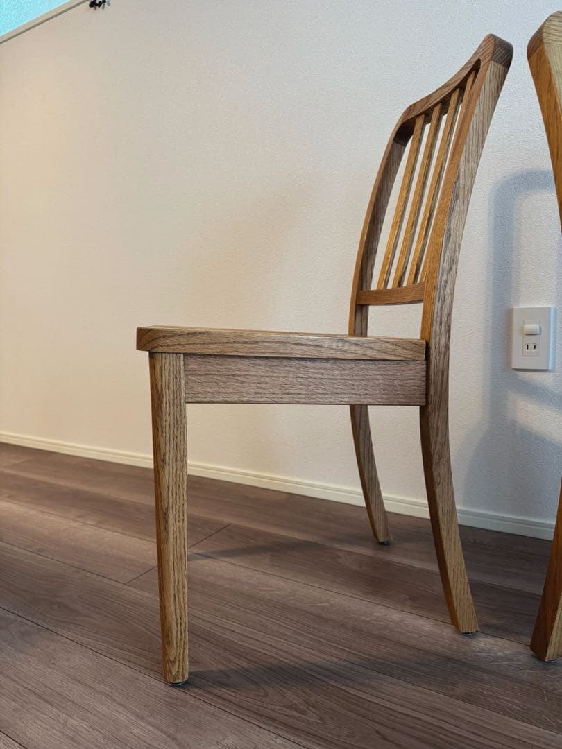 モモナチュラル　BASIC CHAIR ダイニングチェア1脚　A